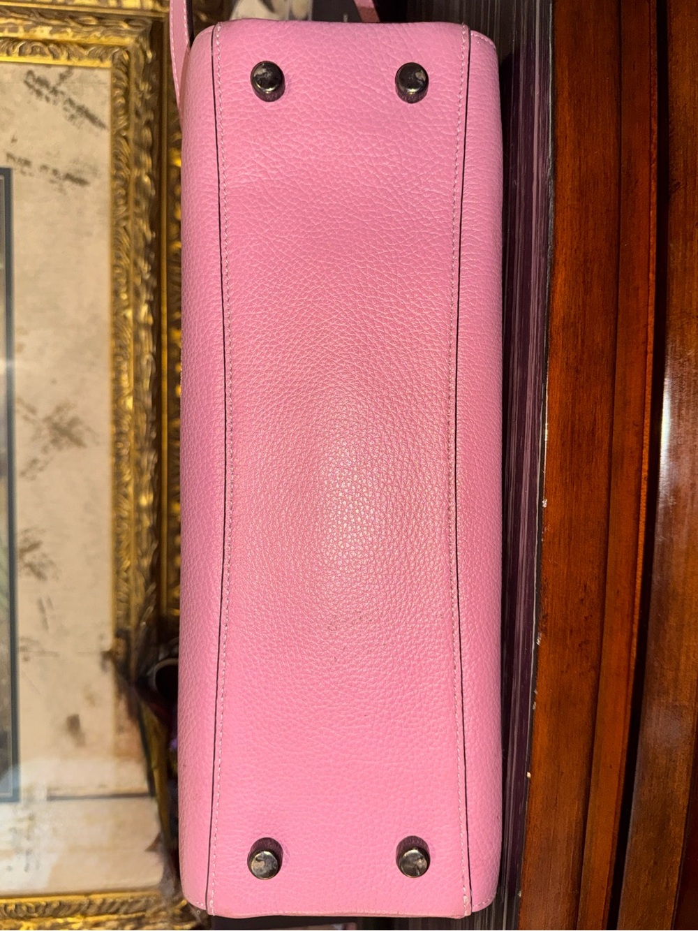 Coach Dusty Pink Mia Leather Satchel with Strap 2019 (F77884) - EUC $499 MSRP - Picture 12 of 15
